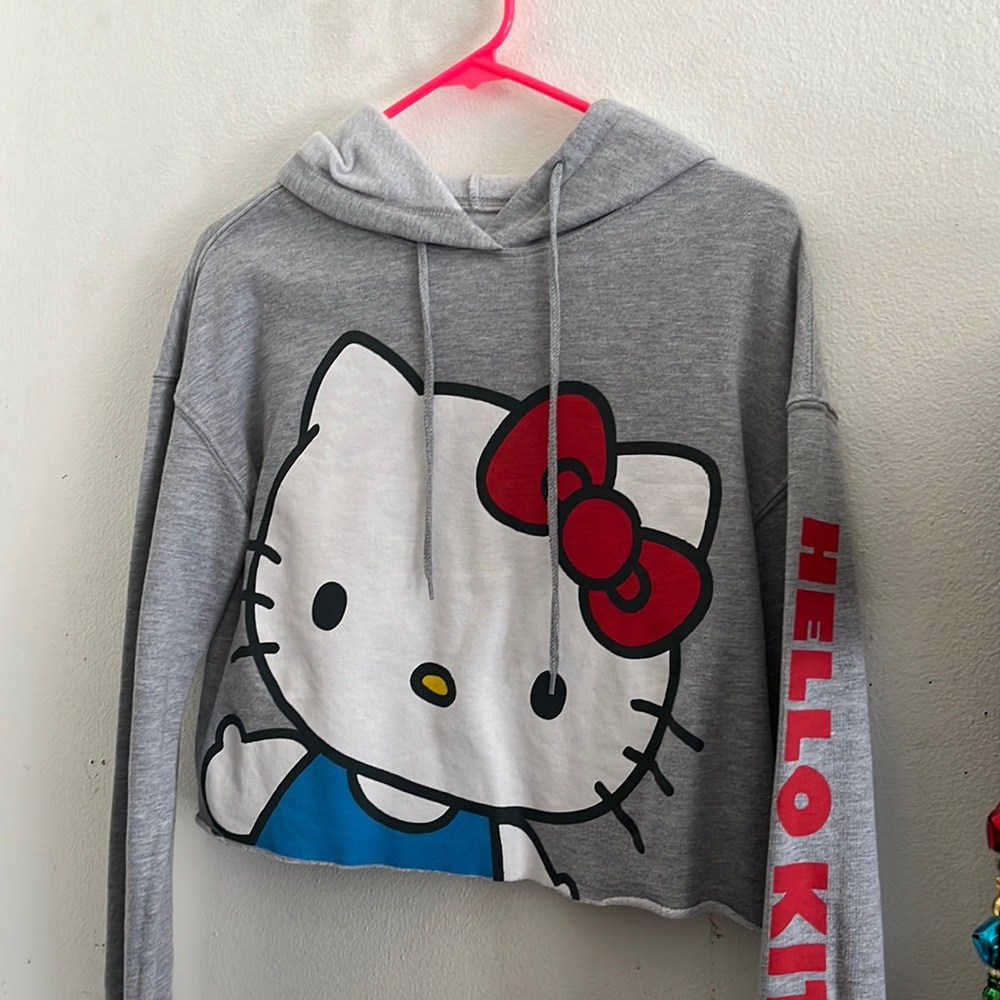 Hello Kitty Cropped Sweater